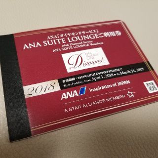 エーエヌエー(ゼンニッポンクウユ)(ANA(全日本空輸))のANA SUITE LOUNGE利用券4枚(その他)