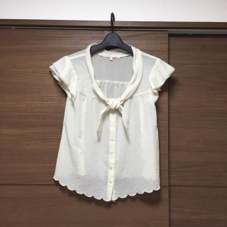 シャーロットロンソン(Charlotte Ronson)のCharlotte Ronson 半袖ブラウス♡(シャツ/ブラウス(半袖/袖なし))