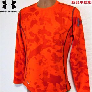 アンダーアーマー(UNDER ARMOUR)の★新品未使用★アンダーアーマー◇heatgearシャツ◇オレンジカモ(Tシャツ/カットソー(七分/長袖))