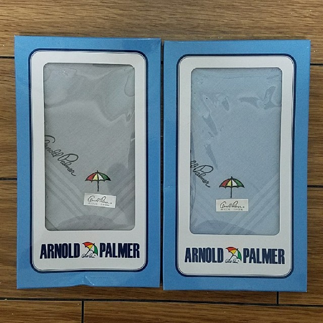 Arnold Palmer(アーノルドパーマー)の【新品・未使用】Arnold Palmer ハンカチ2枚セット メンズのファッション小物(ハンカチ/ポケットチーフ)の商品写真