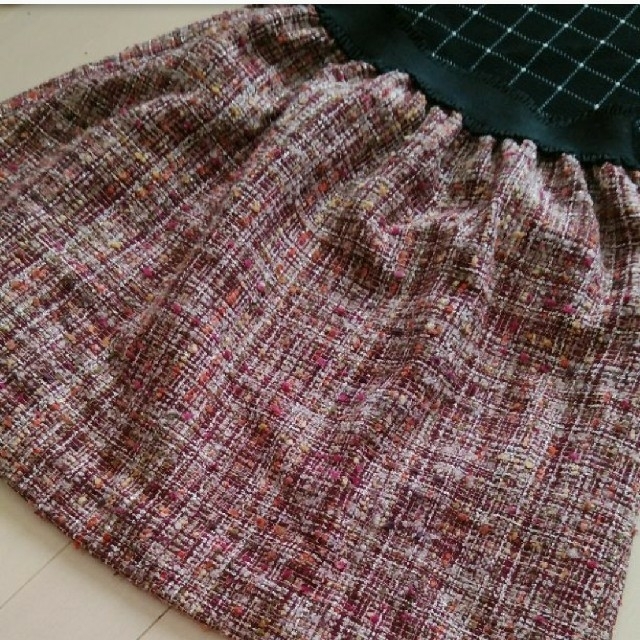 ツイードスカート レディースのスカート(ミニスカート)の商品写真