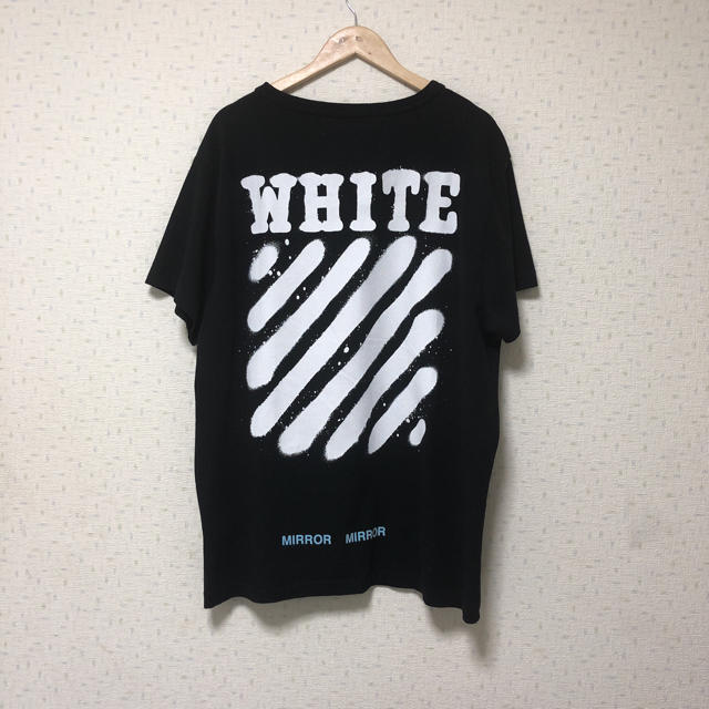 off-white diag spray tee