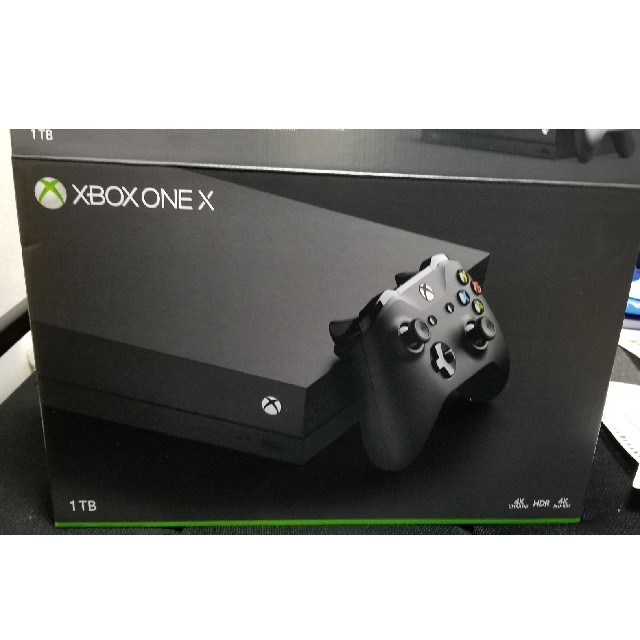 XBOX ONE X 美品 縦置きスタンドとゲームソフト１本おまけエンタメ/ホビー