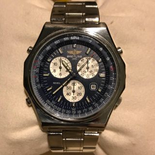 ブライトリング BREITLING A59028 ジュピターパイロット クロノグラフ アラーム クォーツ メンズ 保証書付き_756682