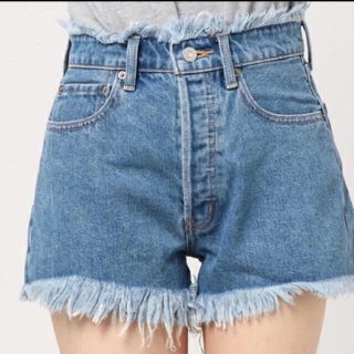 マウジー(moussy)の最終値下げ！WAIST FRINGE SHORTS  moussy マウジー(デニム/ジーンズ)