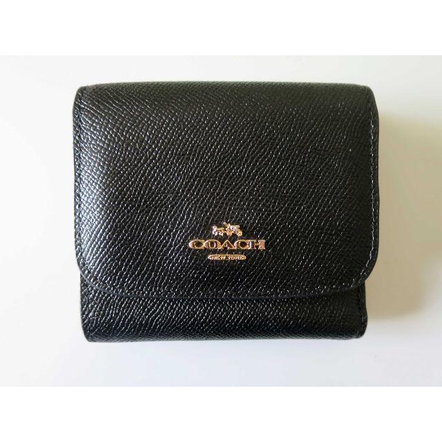 COACH(コーチ)のCOACH 三つ折財布 黒 レディースのファッション小物(財布)の商品写真