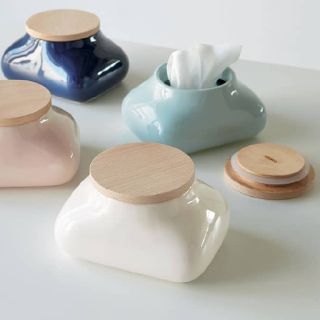 ムジルシリョウヒン(MUJI (無印良品))のideaco　ウエットティッシュケース　シンプルライフ　ナチュラルライフ(ティッシュボックス)