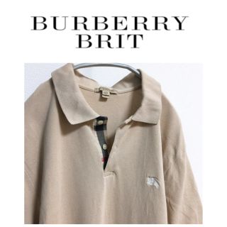 バーバリー(BURBERRY)のバーバリー ブリット ノバチェック ポロシャツ 半袖 ワンポイント ロゴ(ポロシャツ)