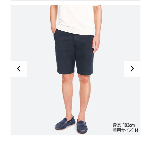 UNIQLO(ユニクロ)のUNIQLO チノハーフパンツ 2色セット メンズのパンツ(チノパン)の商品写真