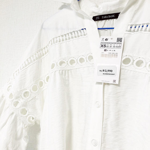 ZARA(ザラ)の完売 新品 ZARA 正規品 シャツワンピース XS レディースのワンピース(ひざ丈ワンピース)の商品写真