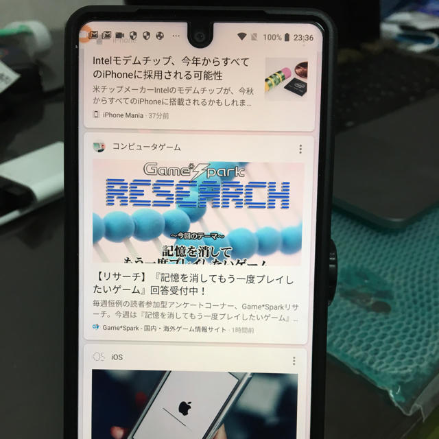 ANDROID(アンドロイド)のessential phone Halo Gray simフリー スマホ/家電/カメラのスマートフォン/携帯電話(スマートフォン本体)の商品写真