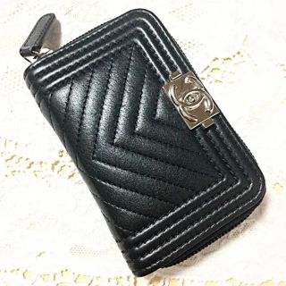 シャネル(CHANEL)の超美品⭐️希少⭐️ボーイシャネル⭐️シェブロン (コインケース)