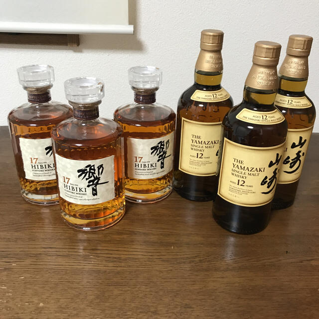 早割クーポン! 響17年×3本 - サントリー 山崎12年×3本 ウイスキー