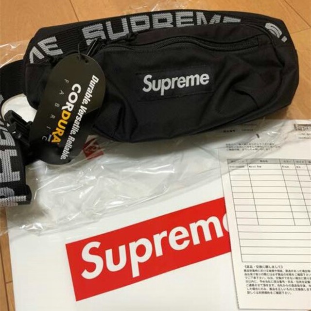 Supreme 18SS Waist Bag Black 1