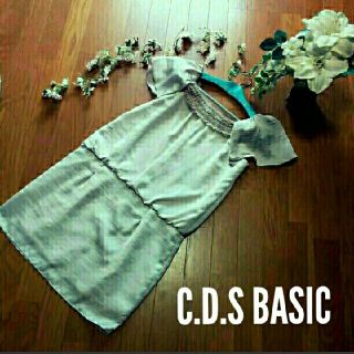 シーディーエスベーシック(C.D.S BASIC)の【大幅値下SALE】【C.D.S　BASIC】《2way》ワンピース　(ひざ丈ワンピース)