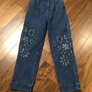 チェスティ(Chesty)のヤマト着払いのみ！ Cutwork Embroidery Pants  (デニム/ジーンズ)