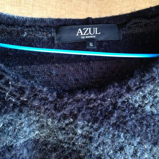 AZUL by moussy(アズールバイマウジー)のAZUL❤フード付きポンチョ レディースのジャケット/アウター(ポンチョ)の商品写真