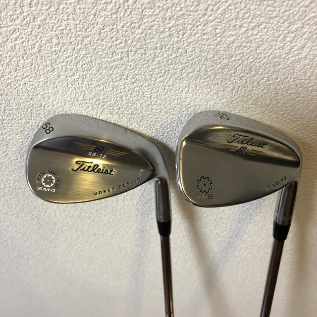 タイトリスト ウェッジ52°F GRIND SM5 58°SM4 スポーツ/アウトドア