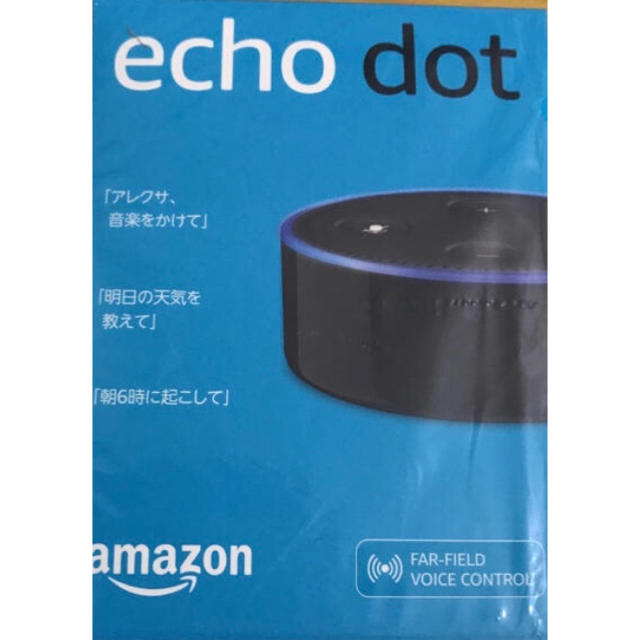 ECHO(エコー)のAmazon echo dot スマートスピーカー ブラック スマホ/家電/カメラのオーディオ機器(スピーカー)の商品写真