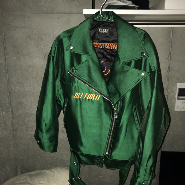 M.Y.O.B NYC ライダースジャケット レディースのジャケット/アウター(ナイロンジャケット)の商品写真