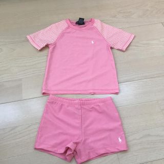 ポロラルフローレン(POLO RALPH LAUREN)のポロラルフローレン ピンク水着 5号(水着)