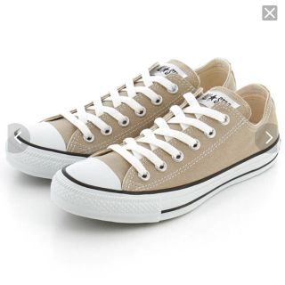 コンバース(CONVERSE)の【新品】コンバース ベージュ 22㎝(スニーカー)