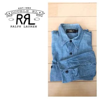 ラルフローレン(Ralph Lauren)のダブルRL☆ラルフローレン☆デニムシャツ☆長袖☆シャンブレーシャツ☆ワークシャツ(シャツ)