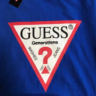 ゲス(GUESS)のGUESS x GENERATIONS 青Ｔシャツ(Tシャツ/カットソー(半袖/袖なし))