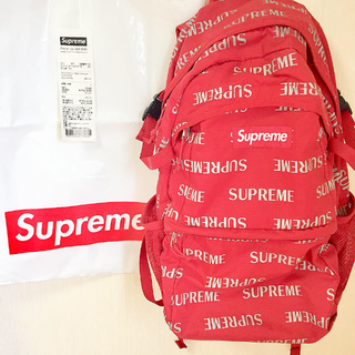シュプリーム(Supreme)のSupreme backpack red(バッグパック/リュック)