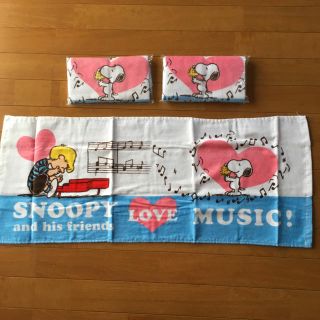 スヌーピー(SNOOPY)のスヌーピタオル3枚セット新品未使用(タオル/バス用品)