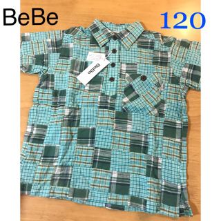 ベベ(BeBe)の新品BeBe 半袖シャツ 120  べべ(ブラウス)