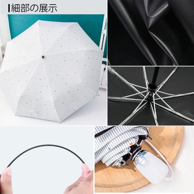日傘 機能性日傘 Emoily レディース 折りたたみ ワンタッチ レディースのファッション小物(傘)の商品写真