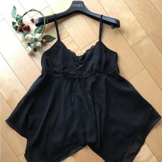 ザラ(ZARA)の【再お値下げ】ブラックレース ビスチェ(チュニック)