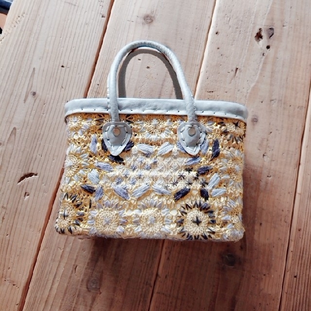 【正規品】 かごバッグ TOCCA - TOCCA コラボ morocco TOCCA×fatima 刺繍 かごバッグ+ストローバッグ 【正規品】 かごバッグ TOCCA - TOCCA コラボ morocco TOCCA×fatima 刺繍 かごバッグ+ストローバッグ