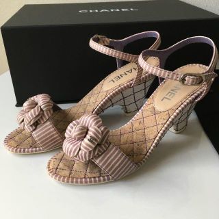 シャネル(CHANEL)の＊CHANEL＊ 0,000円 アンクルストラップサンダル サイズ35 1/2(サンダル)