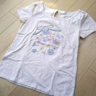 フェルゥ(Feroux)のFeroux 淡ピンク Tシャツ M(Tシャツ(半袖/袖なし))
