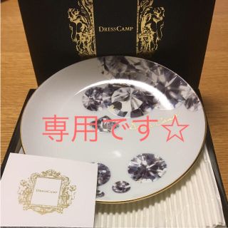 ドレスキャンプ(DRESSCAMP)の専用です！！新品☆dress campお皿ペアー (食器)