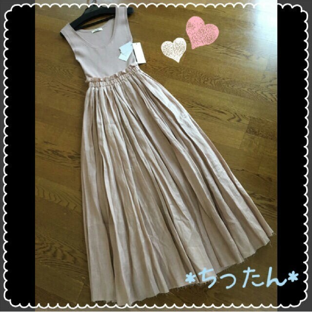 新品♡スナイデルリネンコンビニットワンピース