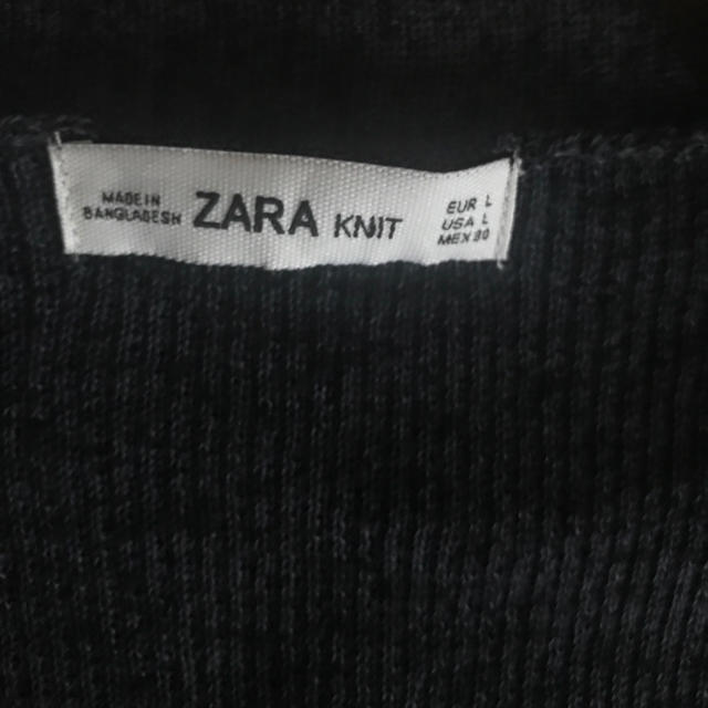ZARA(ザラ)のZARAニットロングカーディガン 羽織 レディースのトップス(カーディガン)の商品写真
