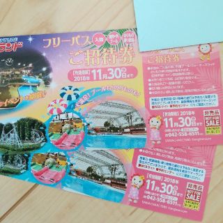 東京サマーランド　フリーパスご招待券2枚(遊園地/テーマパーク)