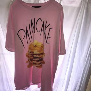 ミルクボーイ(MILKBOY)の MILKBOY パンケーキ  BIG Tシャツ ピンク XLサイズ (Tシャツ(半袖/袖なし))