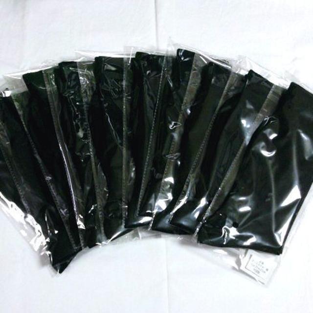 ビジネスソックス 綿混 薄手靴下 黒 ワンポイント 簡易個別包装 10足組 メンズのレッグウェア(ソックス)の商品写真