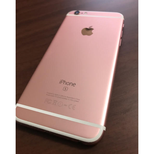 【超美品】iPhone6s 64GB 本体 Softbank ローズゴールド スマホ/家電/カメラのスマートフォン/携帯電話(スマートフォン本体)の商品写真