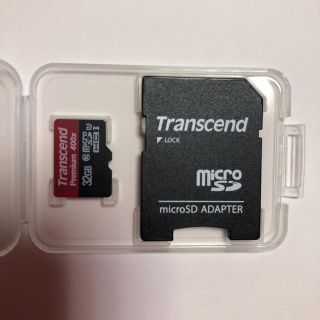 トランセンド(Transcend)のTranscend microSDHDカード 32GB Class10 中古品(PC周辺機器)