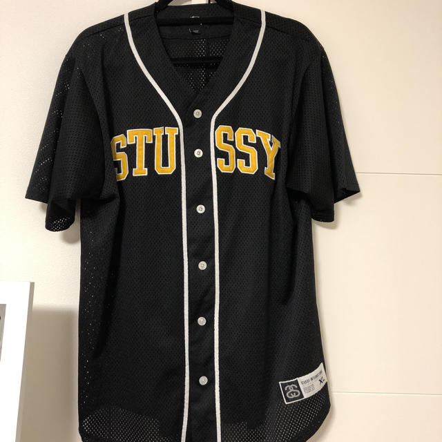 SALE stussy ベースボールシャツ - Tシャツ/カットソー(半袖/袖なし)