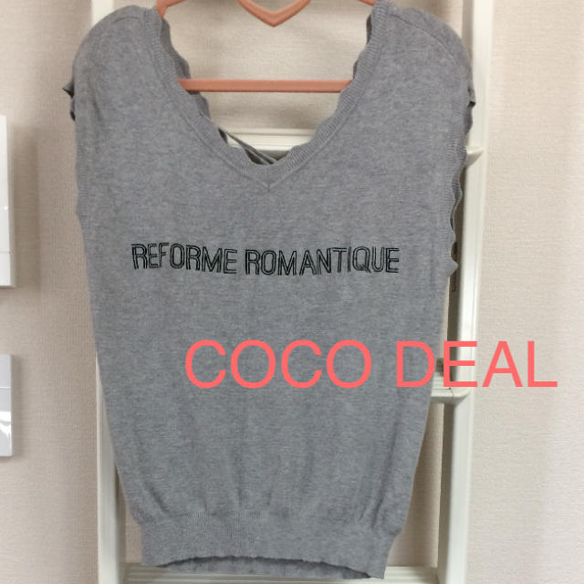 COCO DEAL(ココディール)の【COCO DEAL】ノースリーブ♡ニット レディースのトップス(カットソー(半袖/袖なし))の商品写真