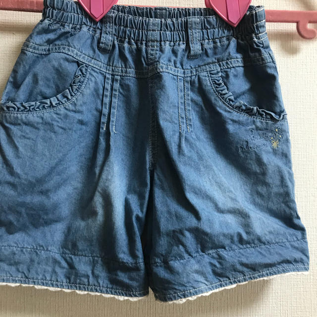 KP(ニットプランナー)のkp ニットプランナー デニム ショートパンツ 120 キッズ/ベビー/マタニティのキッズ服女の子用(90cm~)(パンツ/スパッツ)の商品写真