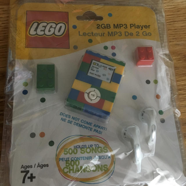 Lego(レゴ)のLEGOブロック MP3 スマホ/家電/カメラのオーディオ機器(ポータブルプレーヤー)の商品写真