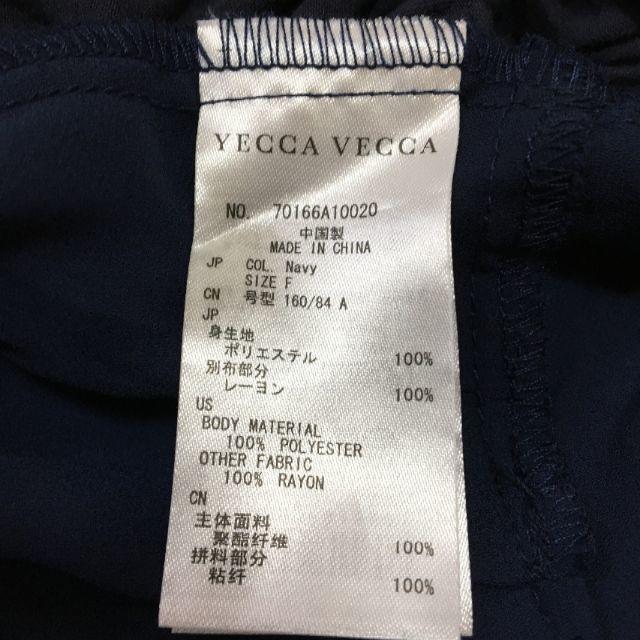 YECCA VECCA(イェッカヴェッカ)のブラウス袖なし イェッカヴェッカ Free LT-L321 レディースのトップス(シャツ/ブラウス(半袖/袖なし))の商品写真