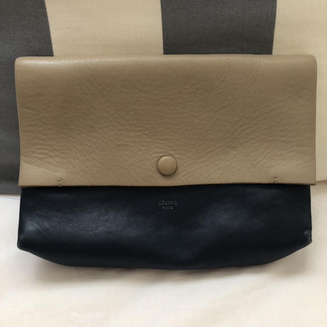 12000円 ポーチ クラッチ CELINE バイカラー mercuridesign.com